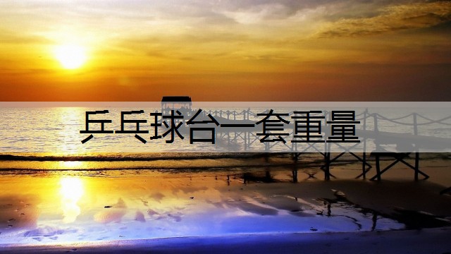 乒乓球台一套重量