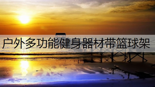 户外多功能健身器材带篮球架