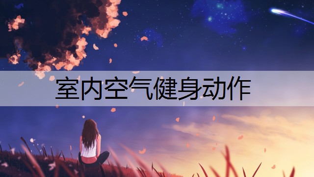 室内空气健身动作